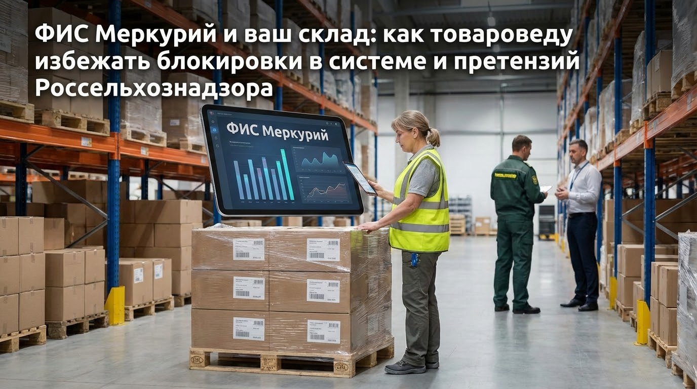 ФИС Меркурий и ваш склад: как товароведу избежать блокировки в системе и претензий Россельхознадзора