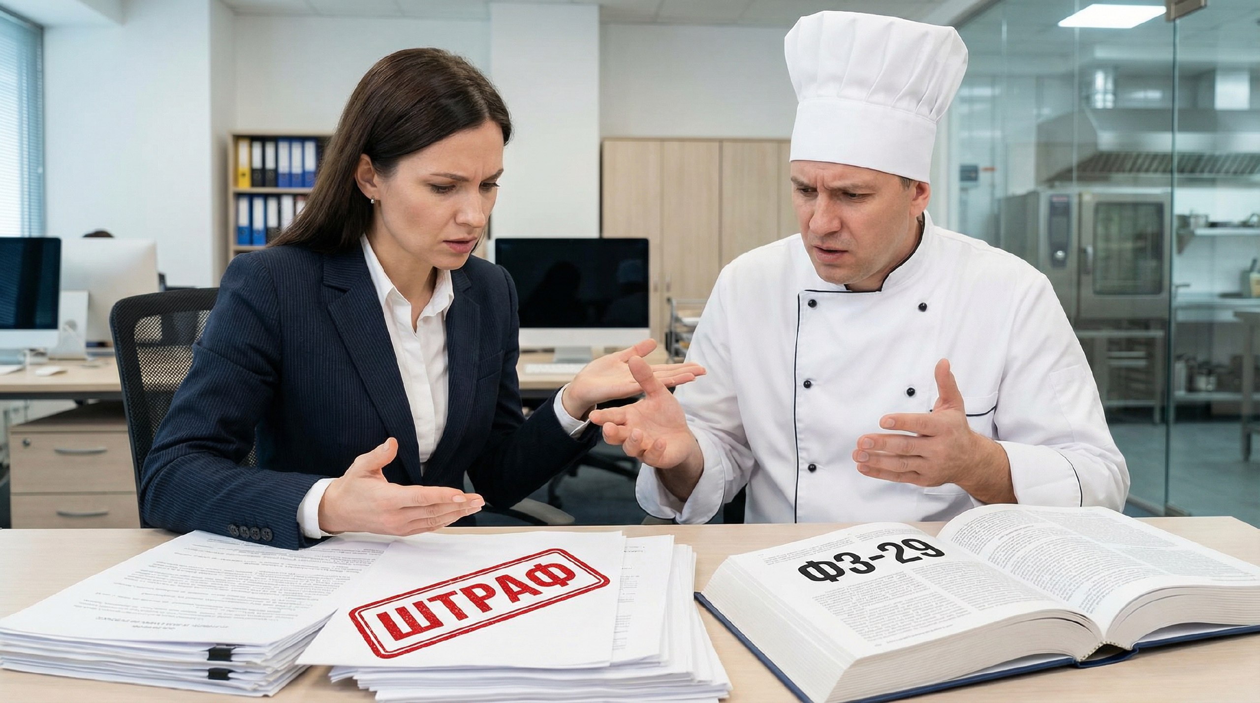 Ответственность кадровой службы: как ошибка в трудовом договоре повара приводит к штрафу по ФЗ-29