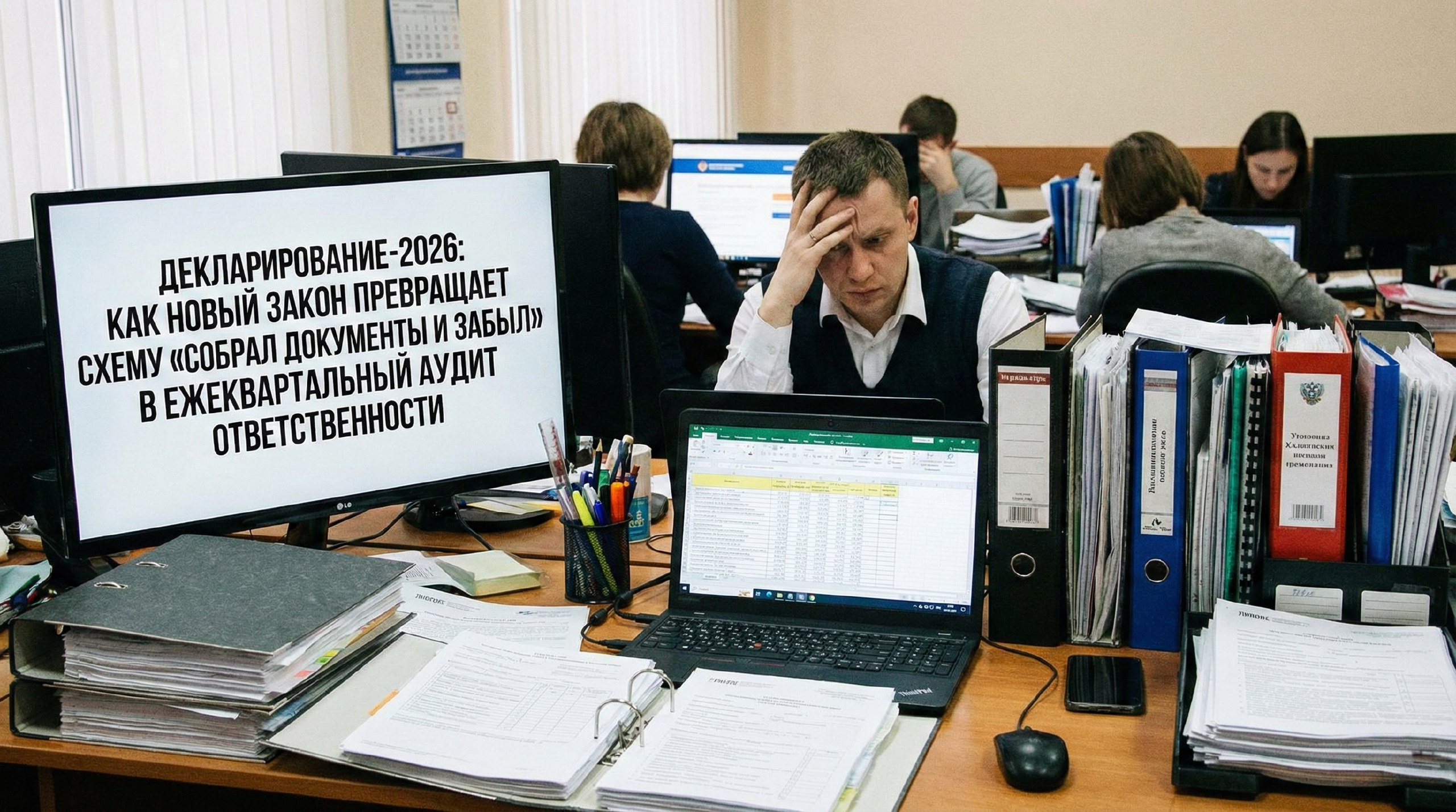 Декларирование-2026: как новый закон превращает схему «собрал документы и забыл» в ежеквартальный аудит ответственности