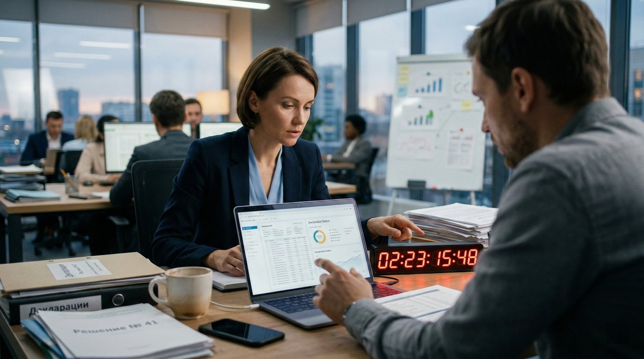 72 часа на спасение бизнеса: как процедуры приостановки и возобновления декларации по Решению № 41 превращают таймер в ваш главный актив