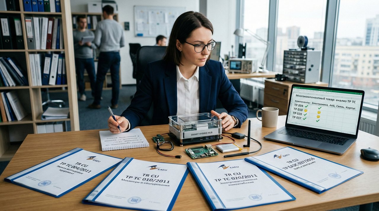 Когда продукт важнее регламента: как определить главный ТР ТС для многокомпонентного товара, если его состав одновременно подпадает под 4 разных документа