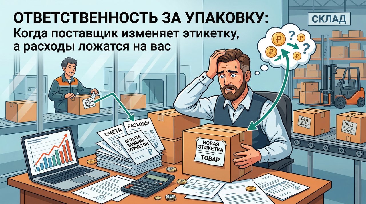 Ответственность за чужую упаковку: когда поставщик меняет этикетку, а платите вы