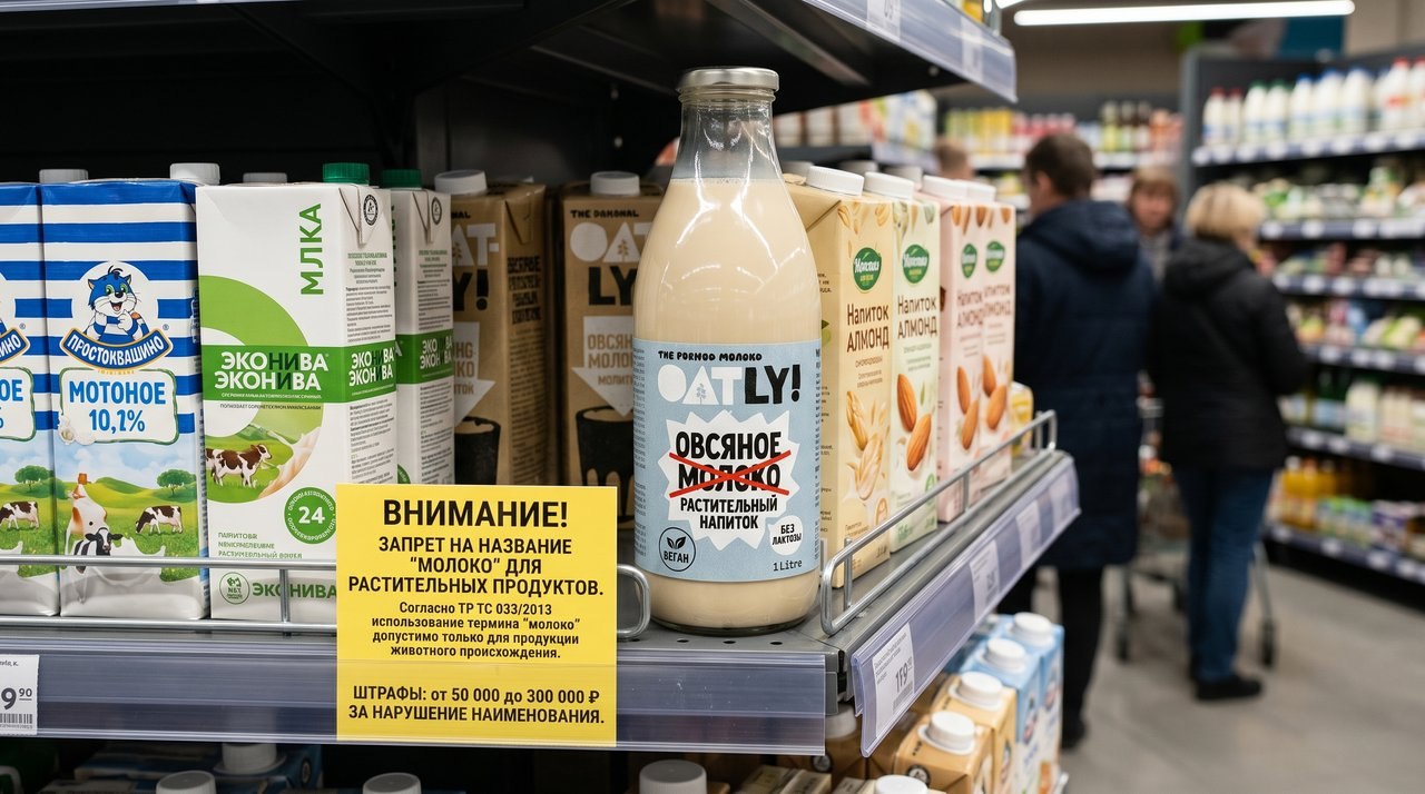 Этикетка для веганов:когда «растительный» продукт нельзя называть «молоком» и что за это грозит