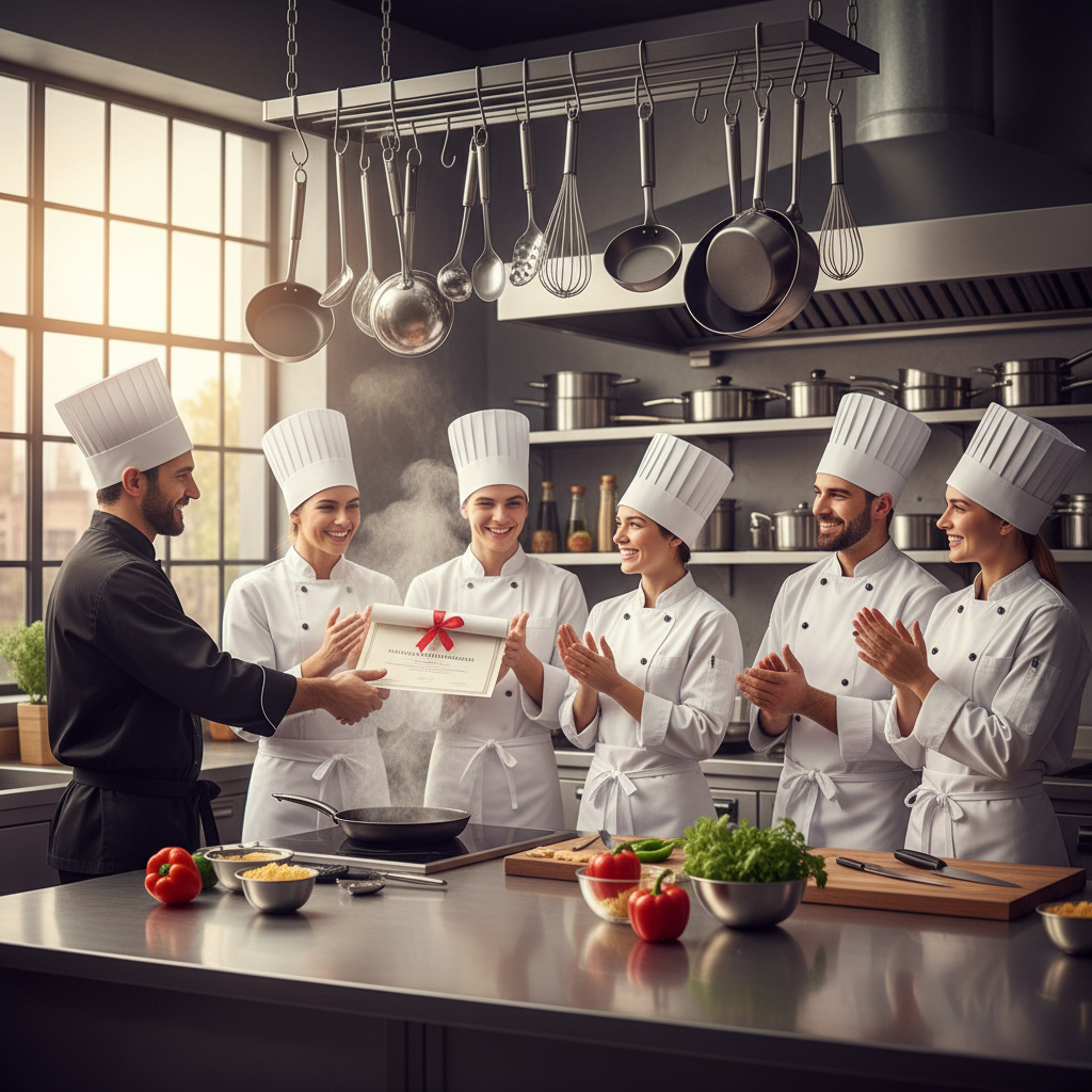 Курсы повара с дипломом: как получить профессию и легальное право работать на кухне